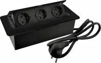 Удлинитель AQ PLUG-X H1 горизонтальный 3xSCHUKO, алюминий Удлинитель AQ PLUG-X H1 горизонтальный 3xSCHUKO, алюминий